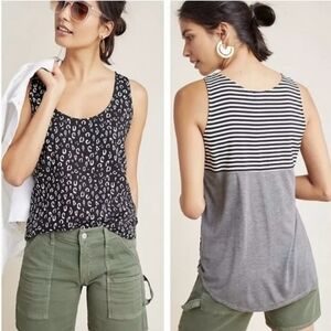 Anthro Dolan Mixed Media Tanktop